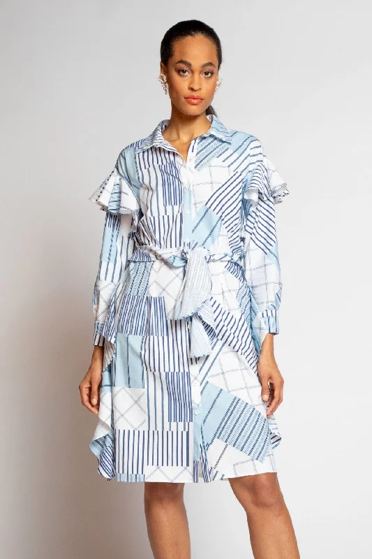 Nelinha Dress - Regatta Stripe