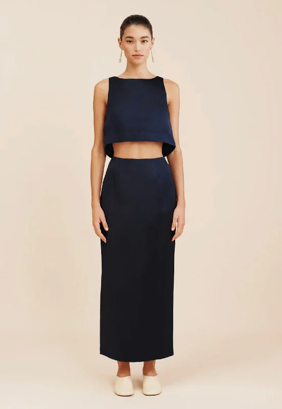 Gigi Pencil Skirt - Midnight